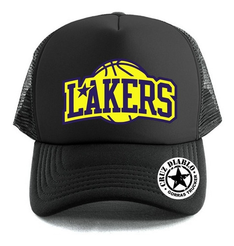 Gorras Trucker Lakers Cruz Diablo