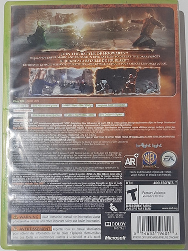 Jogo Do Xbox 360 Harry Potter And The Deathly Hallows Part 2 (Usado)