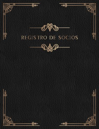 Registro De Socios: Libro De Socios Para Sociedades Limitada