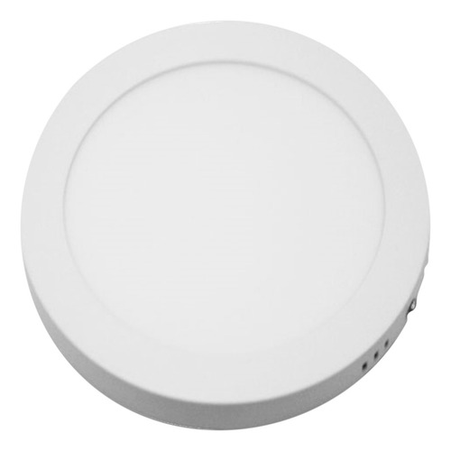 Panel Plafon Led 12w Aplicar Redondo 16cm Bellalux Luz Fria