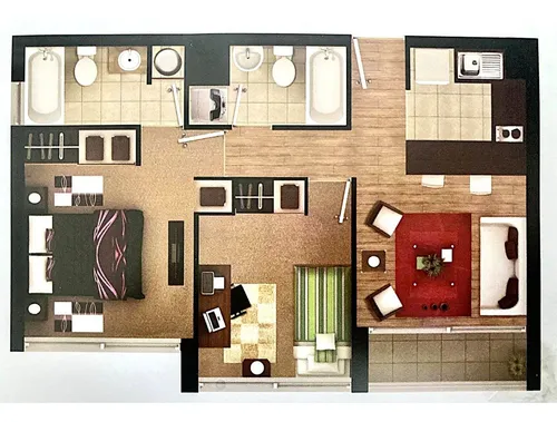 Depto 2d 2b Terraza Y Estac | Reñaca Alto |frente A Supermer