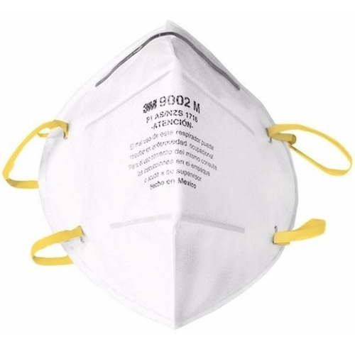 3m Respirador Plegable 9002m - Cubrebocas De Protección Blanco