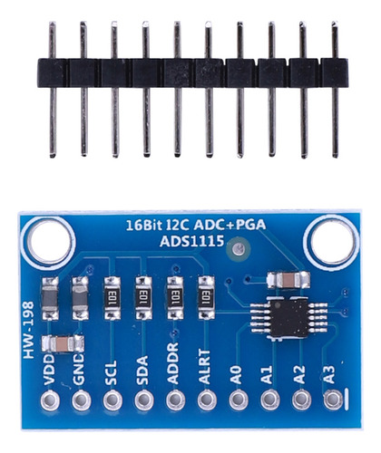 Convertidor Analógico A Digital Ads1115 De 16 Bits I2c Adc P