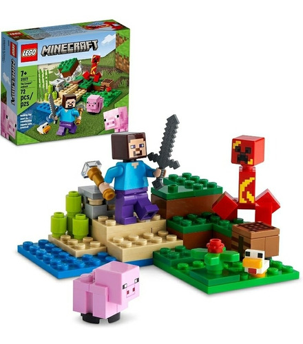 Lego Minecraft The Creeper Ambush (21177) 72 Piezas