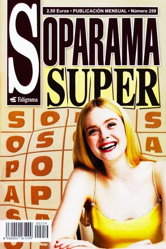 Sopas De Letras Soparama Super N° 259 - 100 Paginas