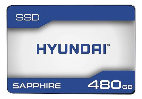 Disco Duro Ssd 480gb Estado Solido Hyundai 3d Tlc C2s3t/480g Color Negro