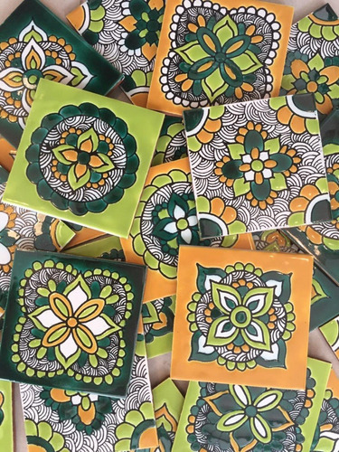 Azulejos Decorados 10 X 10 Jalisco Verde. Soy Fabricante