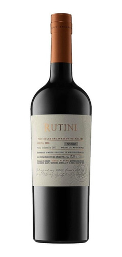 Vino Rutini Encabezado De Malbec X750cc