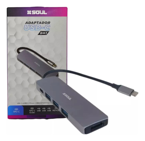 Adaptador Usb A Usb A Multi Usb 5 En 1 A