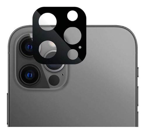 Lámina Para Cámara iPhone 12 Pro Max-color Negro 
