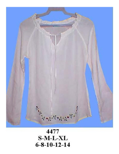 4477 - Molde De Blusa Hippie