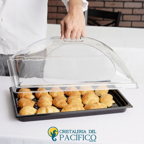 Imagen 2 de 7 de Domo Cambro Ultrarresistente Transp. Ab. Lateral Envío Full!