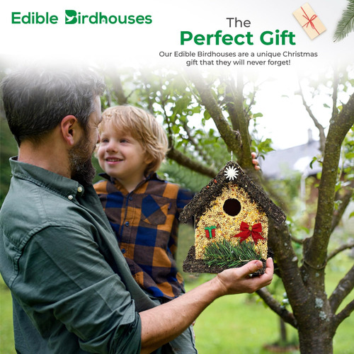 Casa De Pájaros Comestible Hidden Creek Artisans 2 En 1