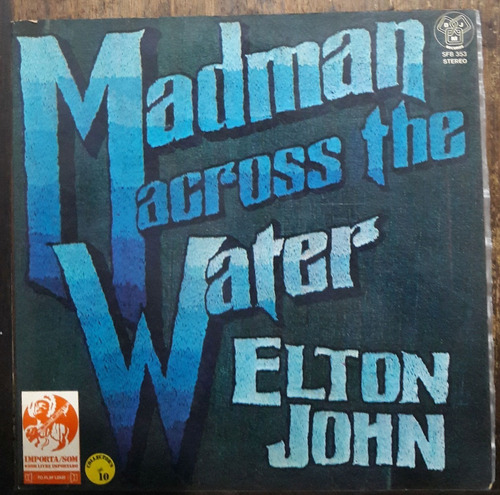 Lp Vinil (vg Elton John Madman Across The Water Ed Br 72 Gat