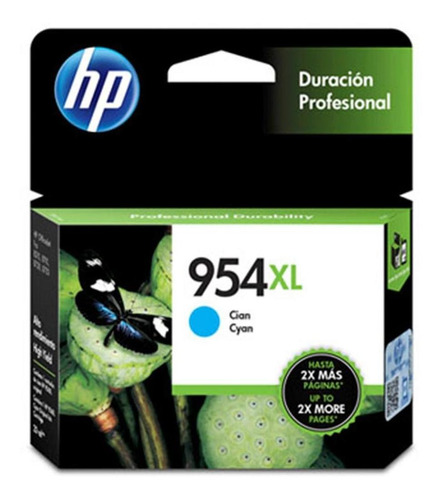 Cartucho Tinta Hp 954xl Cian Officejetpro Original Impresora