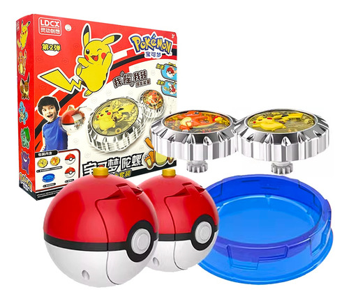 Pokemon Pikachu Y Dragón De Fuego Giroscopio Gift Set-2