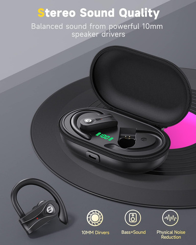 Auriculares Bluetooth Cancelación De Ruido 4 Micrófonos Llam