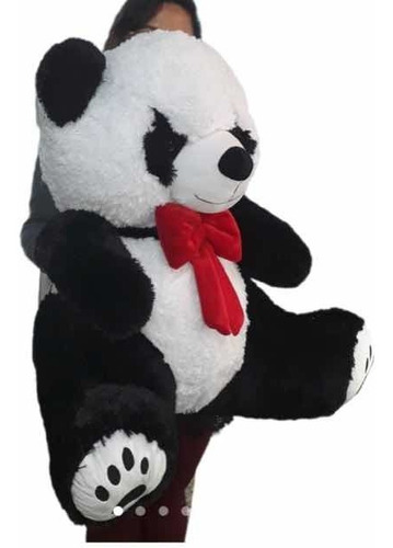 Oso Panda De Peluche Grande De 90cmts + Envío Gratis 