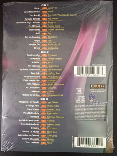 3 Cd+g Karaoke Box Originales Nuevos En Español E Ingles | Meses sin intereses 3 Cd+g Karaoke Box Originales Nuevos En Español E Ingles | Meses sin intereses