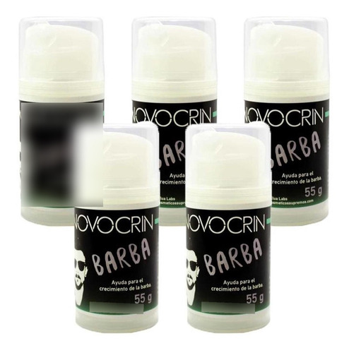 Locion Lociones Barba Fuerte Nueva, Mxbrg-004, 5 Pzs, 55gr,