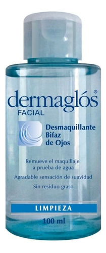 Dermaglós Facial Desmaquillante Bifaz De Ojos Limpiador Bifásico Pieles Sensibles