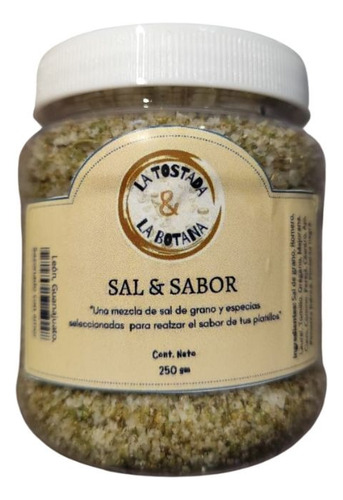 12 Pzas Sal Gruesa Mezcla De Especias Sal Y Sabor 250g