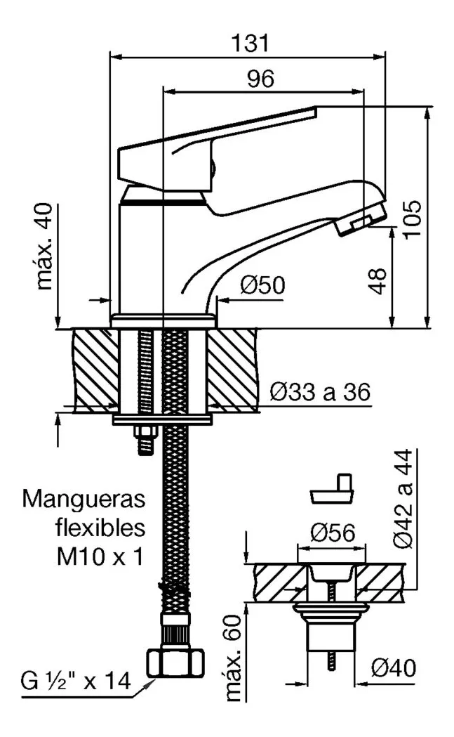 Tercera imagen para búsqueda de griferia fv bano