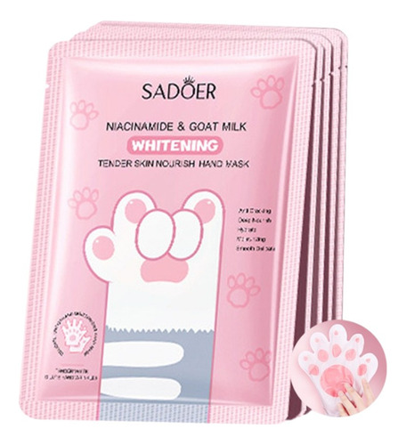 Mascarilla Para Manos Sadoer Hidratante Y Blanqueadora