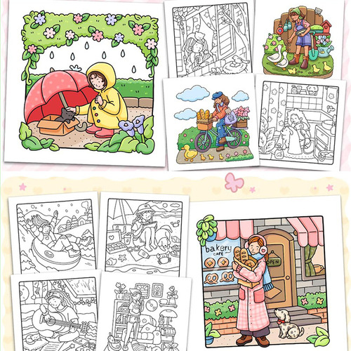 / Libro Para Colorear Dibujo Libro 48 Dibujo