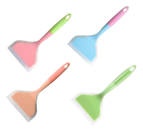 Utensilio Cocina Espatula Antiadherente Silicona Para Color