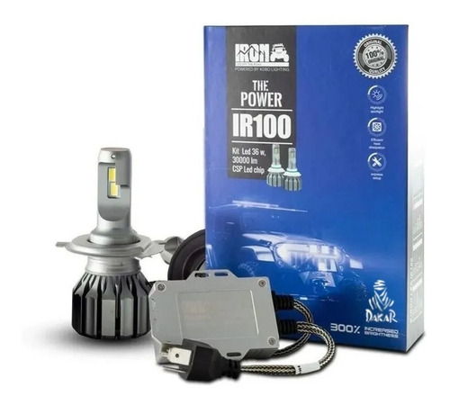 Imagen 4 de 9 de Kit Cree Led Canbus H4 Alta Baja Alta Gama No Da Error Iron