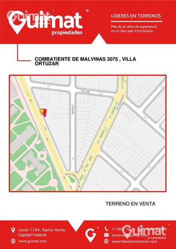 Imagen 3 de 14 de 25 Mts De Frente!!!- Lideres En Terrenos - Guimat Propiedades