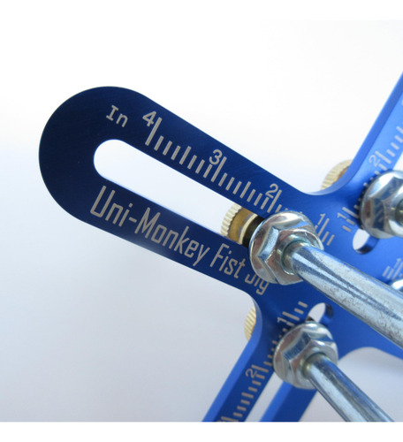 (blue) - Uni-monkey Fist Paracord Tool Jig Makes Monkey Fist