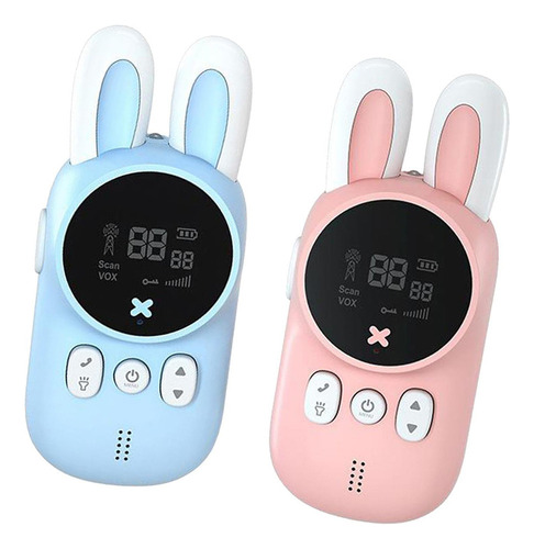 Juego De 2 Walkie Talkie De Dos Vías 3km De Radio Y