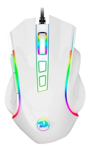 Imagen 4 de 8 de Mouse De Juego Redragon Griffin M607 Blanco Rgb 7 Botones