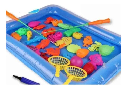 Juego De Pesca Milagrosa Magnetico Piscina Inflable