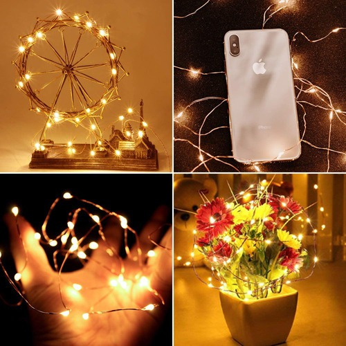 Serie Luces Led Decorativas Dormitorio 20 Metros 200 Led