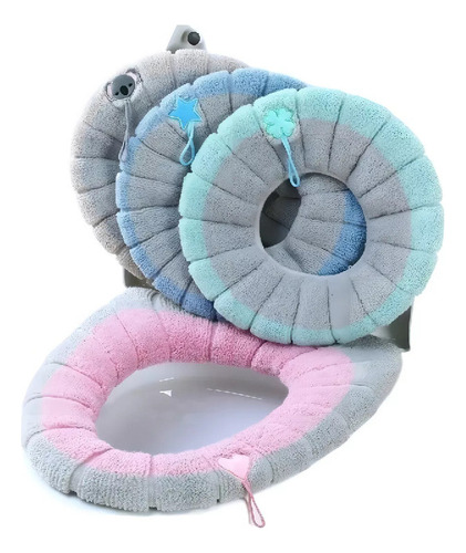 K Funda De Asiento Para Inodoro, Lavable Y Caliente, 4