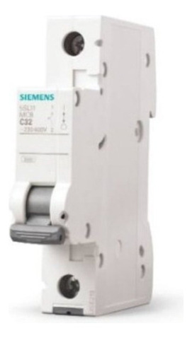 Disjuntor Din Unipolar 32a Curva B 5sl1132-6mb Siemens