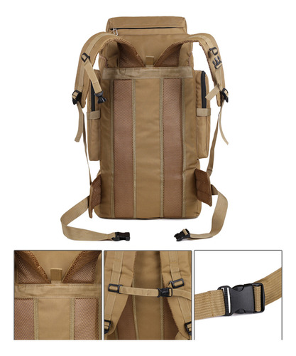 Mochila De Senderismo Con Dos Bolsas De Hombro, Para Acampar