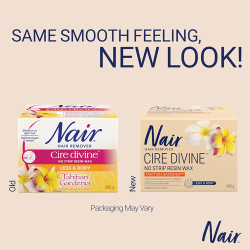 Nair Cire Divine - Kit De Cera Para Depilación Corporal Apto