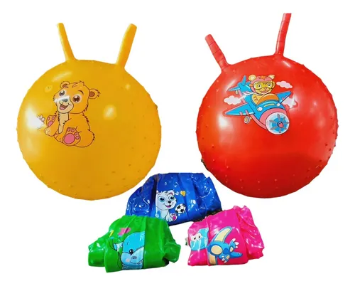 Pelota saltarina para niños y niñas brinca brinca 55cm GENERICO