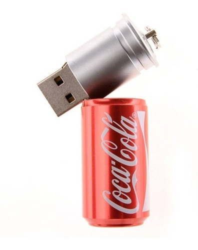 Pen Drive 4gb Personalizado Coca Cola Brindes Eletrônico