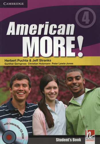 American More! 4 - Student's Book + Cd-rom, De Puchta, Herbert. Editorial Cambridge University Press, Tapa Blanda En Inglés Americano, 2010