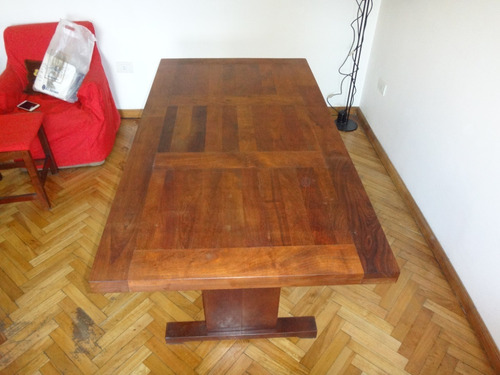 Mesa Con 6 Sillas De Algarrobo Estilo Moderno