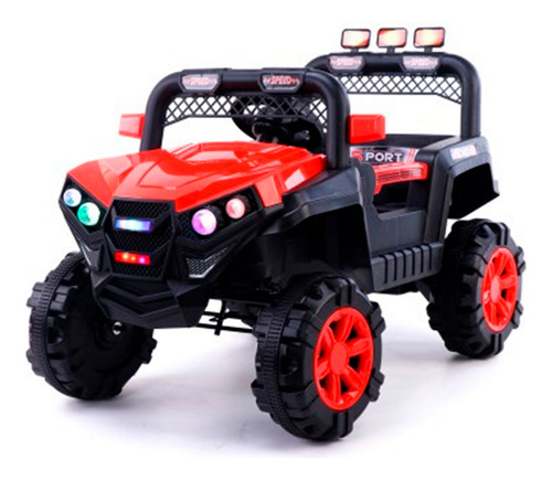 Cuatriciclo Buggy A Bateria Love 3052 Musica Control Remoto Rojo