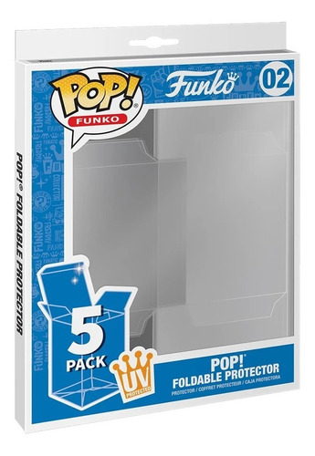 Vinilo de 6 pulgadas Viturio Cajas protectoras de plástico compatibles con Funko Pop 10 unidades transparente de 0.50 mm de grosor
