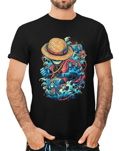 Playera Monkey D. Luffy / One Piece Barco Pirata / Anime