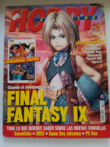 Revista Hobby Consolas Portada Final Fantasy Ix Con Poster