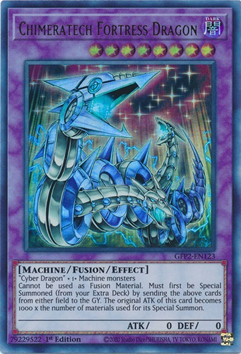 Chimeratech Fortress Dragon - Gfp2-en123 - Ultra Rare